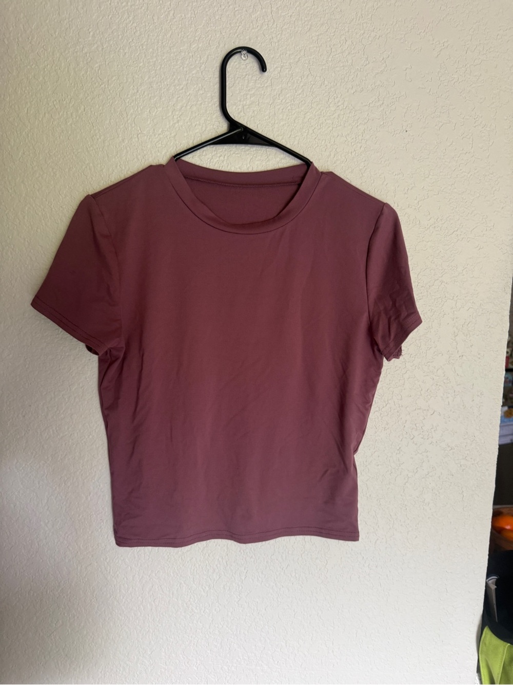 Women's Crewneck Short Sleeve Top - Mauve